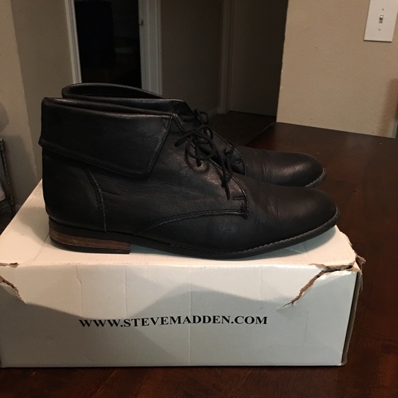 sale Steve Madden genuine leather booties stingrei - Picture 3 of 8